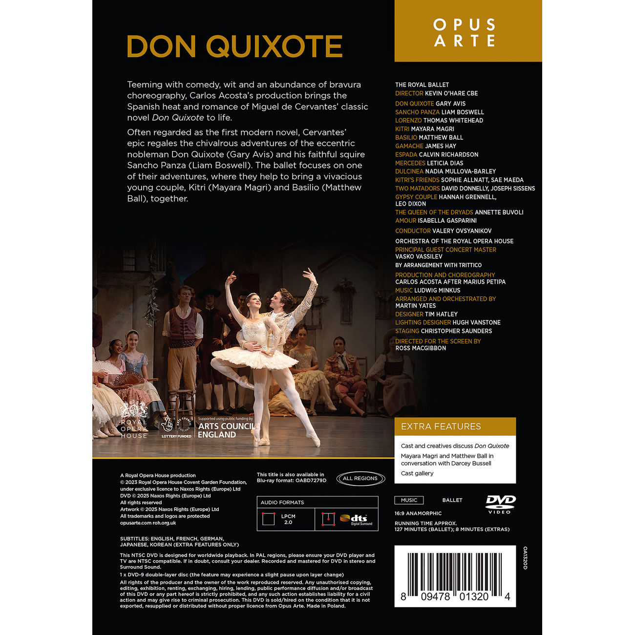 Minkus: Don Quixote (DVD) – The Royal Ballet | DVDS & BLU